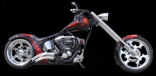 Customized Harley Davidson Motorcycle