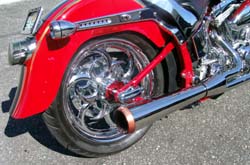 Carl Franke's Fatboy with 360 Brakes