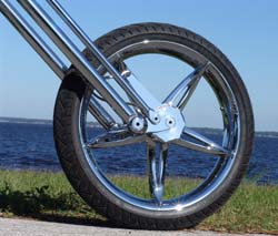 360 Brake on Custom Motorcycle