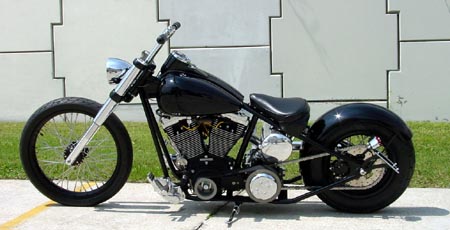 Hardcore Back to Basics Motorcycle Left Side