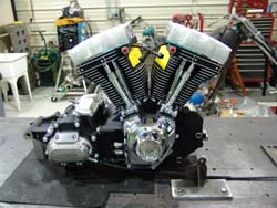 Bill G's 110ci TCB waiting for it's frame