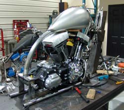 Bill G's 110ci TCB Making the Frame