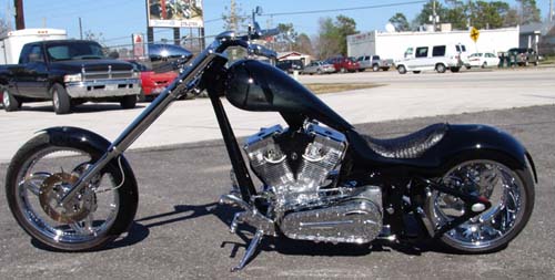 330mm Softail Chopper Left Side