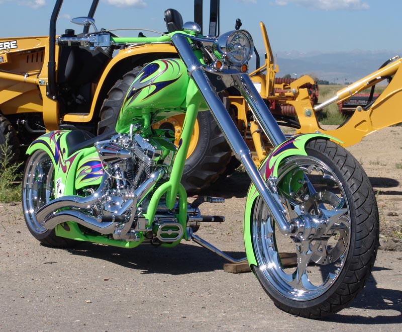 Raked Harley