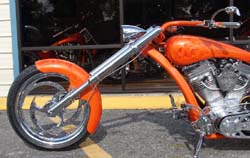 Chopper City USA's custom motorcycle for Francis