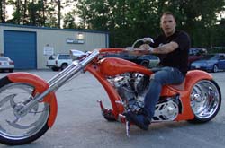 Chopper City USA's custom motorcycle for Francis