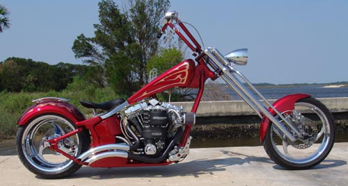 Customized Harley Softail Standard