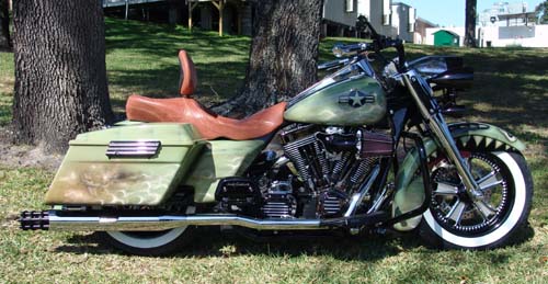 Scott's Road King Vintage Military Aircraft Influenced