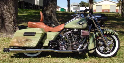 Scott's Road King Vintage Military Aircraft Influenced