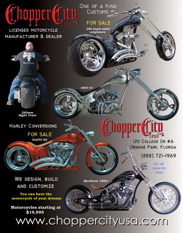 ENTER www.choppercityusa.com