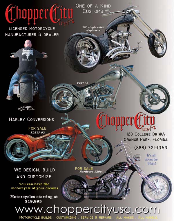 ENTER www.choppercityusa.com