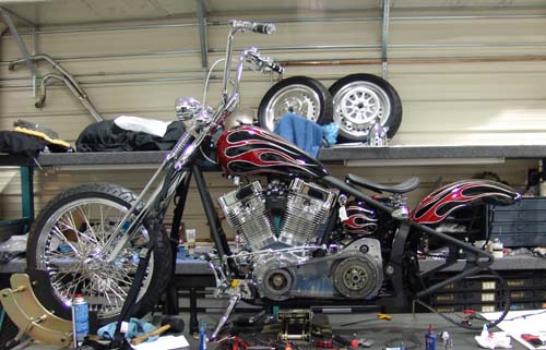 Ziad's 120ci Hardcore Bobber Final Assembly